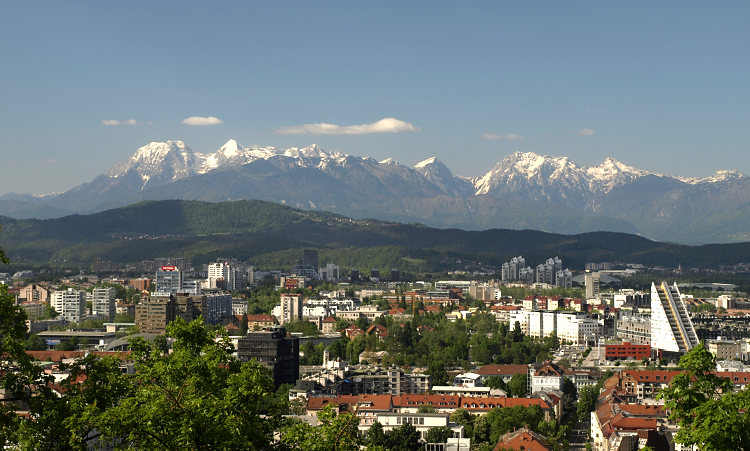 Lublaň a Julské Alpy
